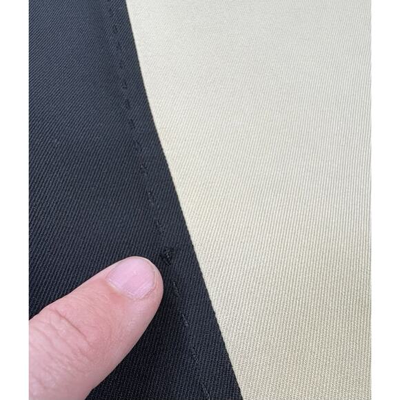 Tulliano Men’s 100% Silk Short Size LG Black Tan Silver Embroidered Front - Picture 7 of 7